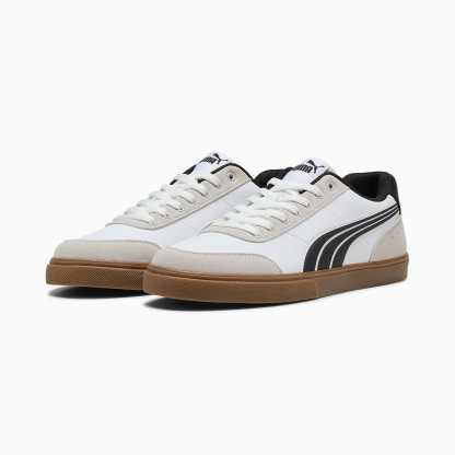 Court Ever UNISEX Ayakkabı - Puma White-Puma Black - 407186_02 - Görsel 2
