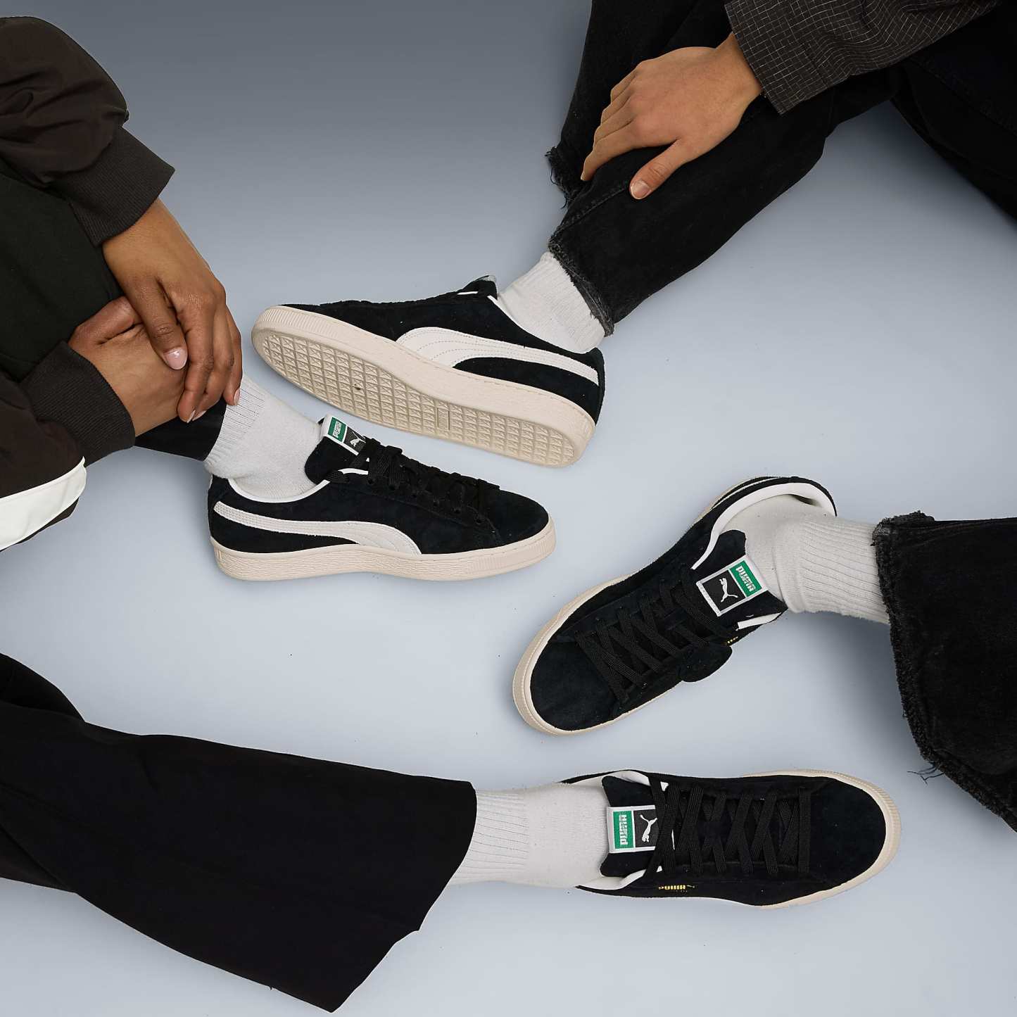 Suede Charles F. Stead I UNISEX Ayakkabı - Puma Black-Puma White - 403700_01 - Görsel 2