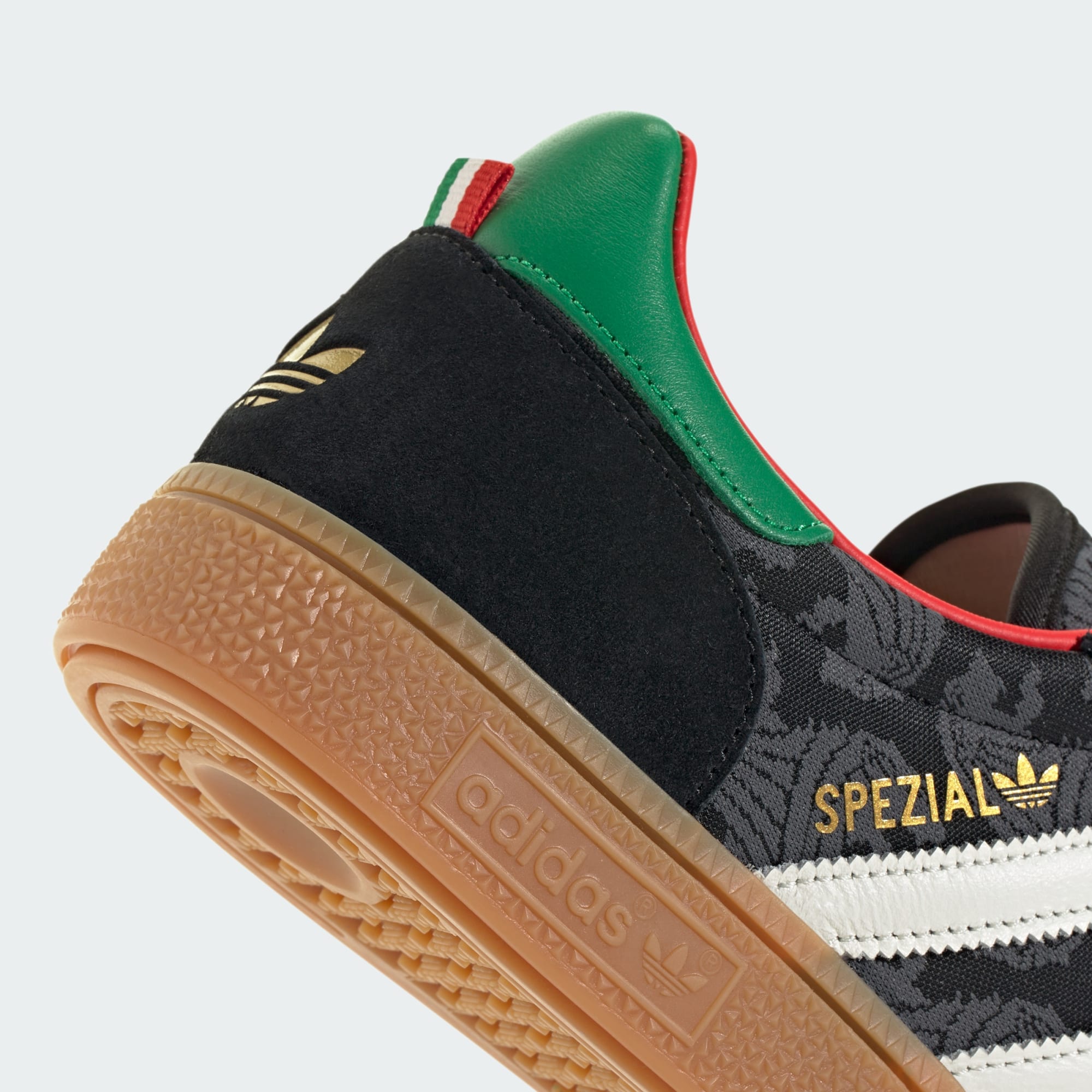 Handball Spezial Ayakkabı - Core Black / Core White / Green - HQ7261 - Görsel 9