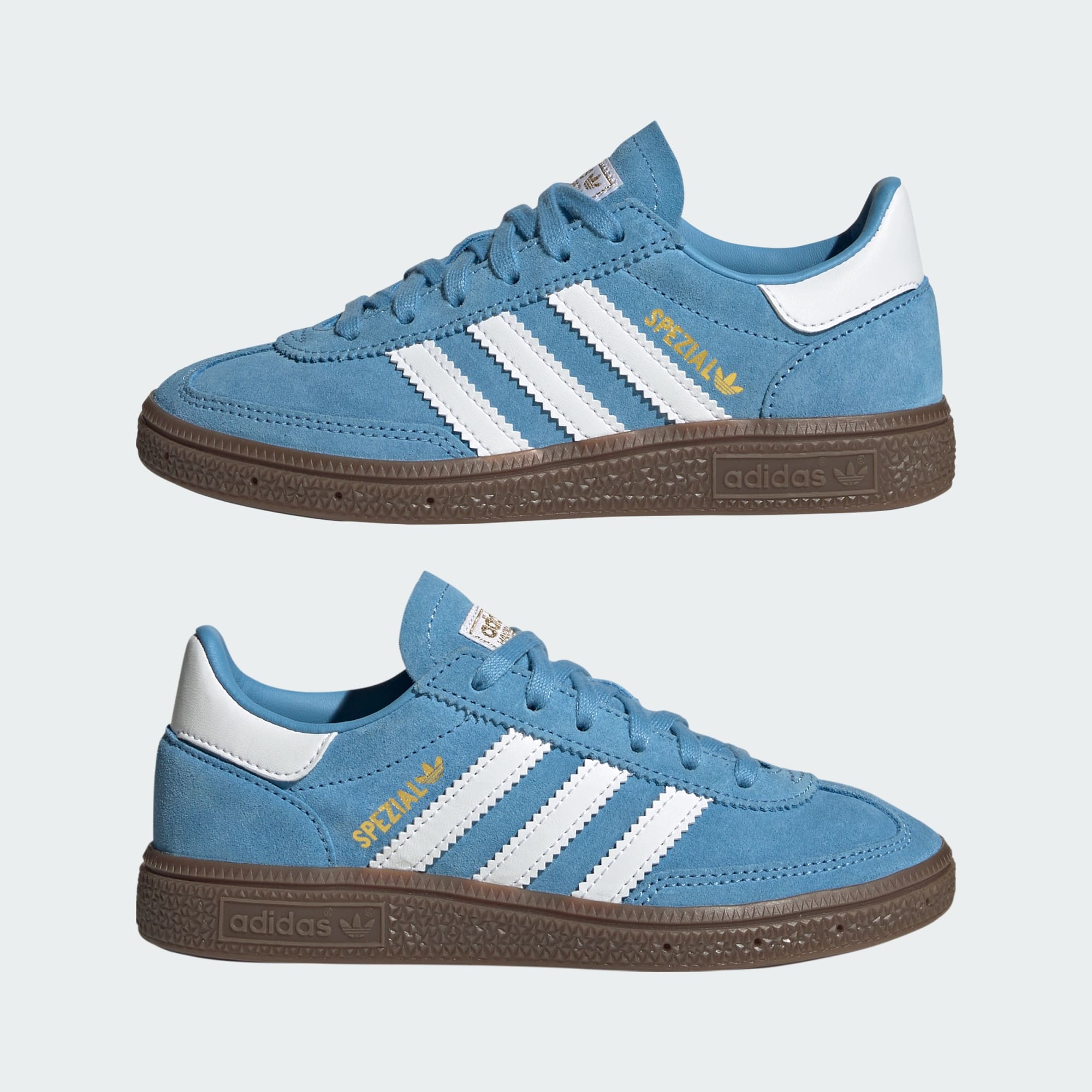 Handball Spezial Kids Ayakkabı - Light Blue / Cloud White / Gum - JI2896 - Görsel 7