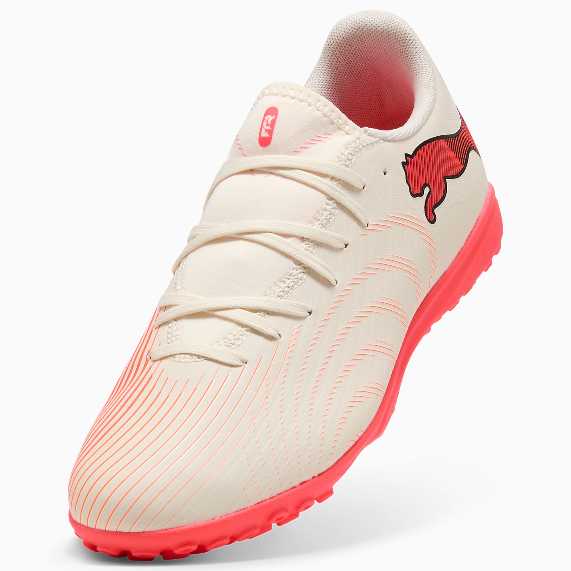 FUTURE 9 PLAY TT UNISEX Krampon - Sugared Almond-PUMA White-Ultra Red-PUMA Black - 109174_01 - Görsel 6