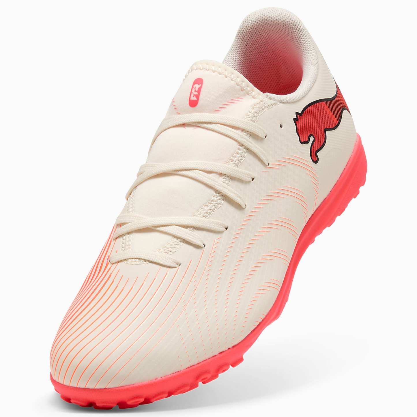 FUTURE 9 PLAY TT UNISEX Krampon - Sugared Almond-PUMA White-Ultra Red-PUMA Black - 109174_01 - Görsel 6