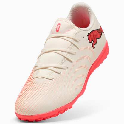 FUTURE 9 PLAY TT UNISEX Krampon - Sugared Almond-PUMA White-Ultra Red-PUMA Black - 109174_01 - Görsel 6