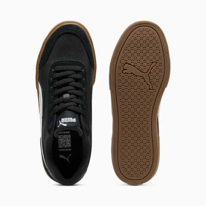 Court Ever UNISEX Ayakkabı - Puma Black-Puma White-Gum - 407186_01 - Görsel 4