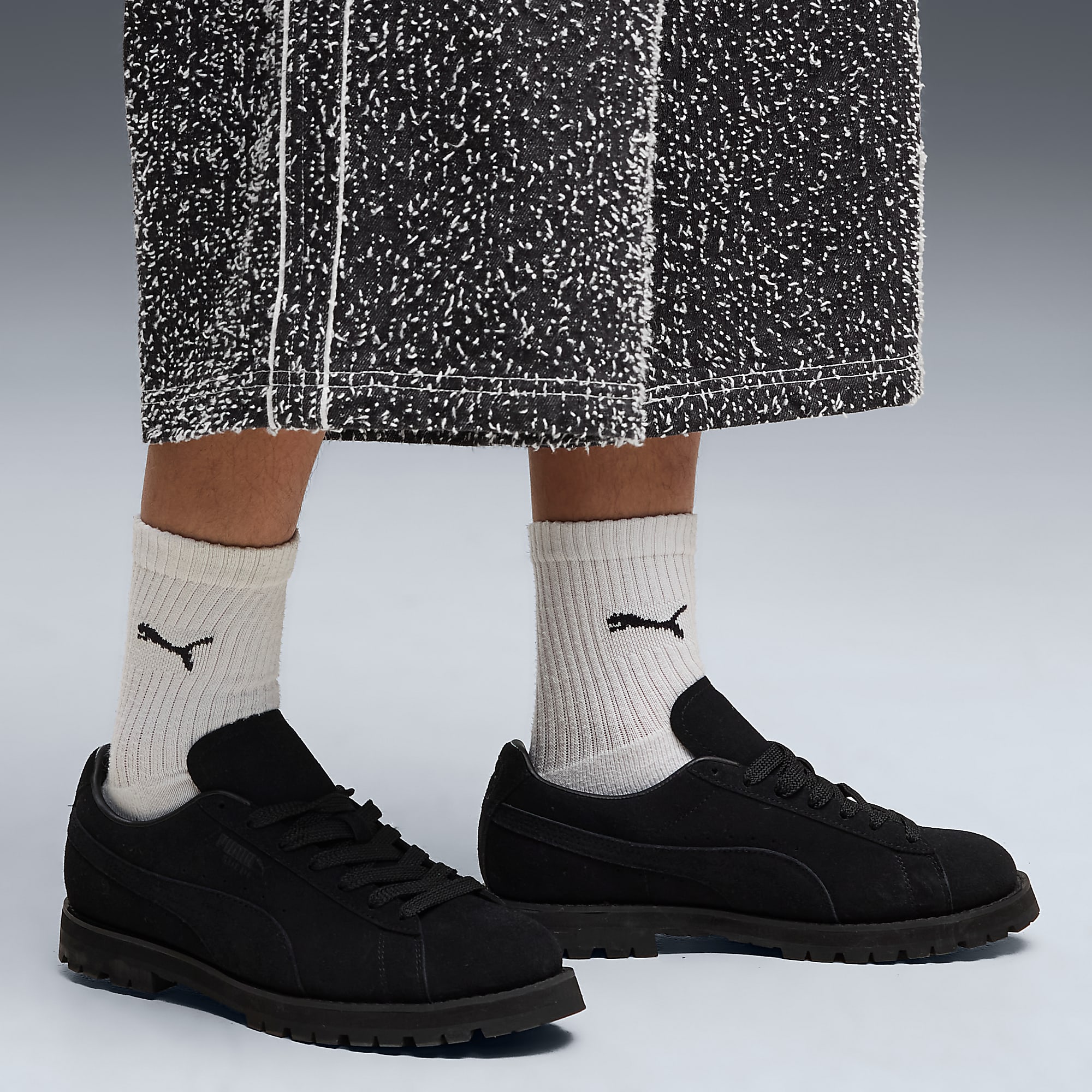 SUEDE VIBRAM® UNISEX Ayakkabı - Puma Black - 406920_04 - Görsel 2