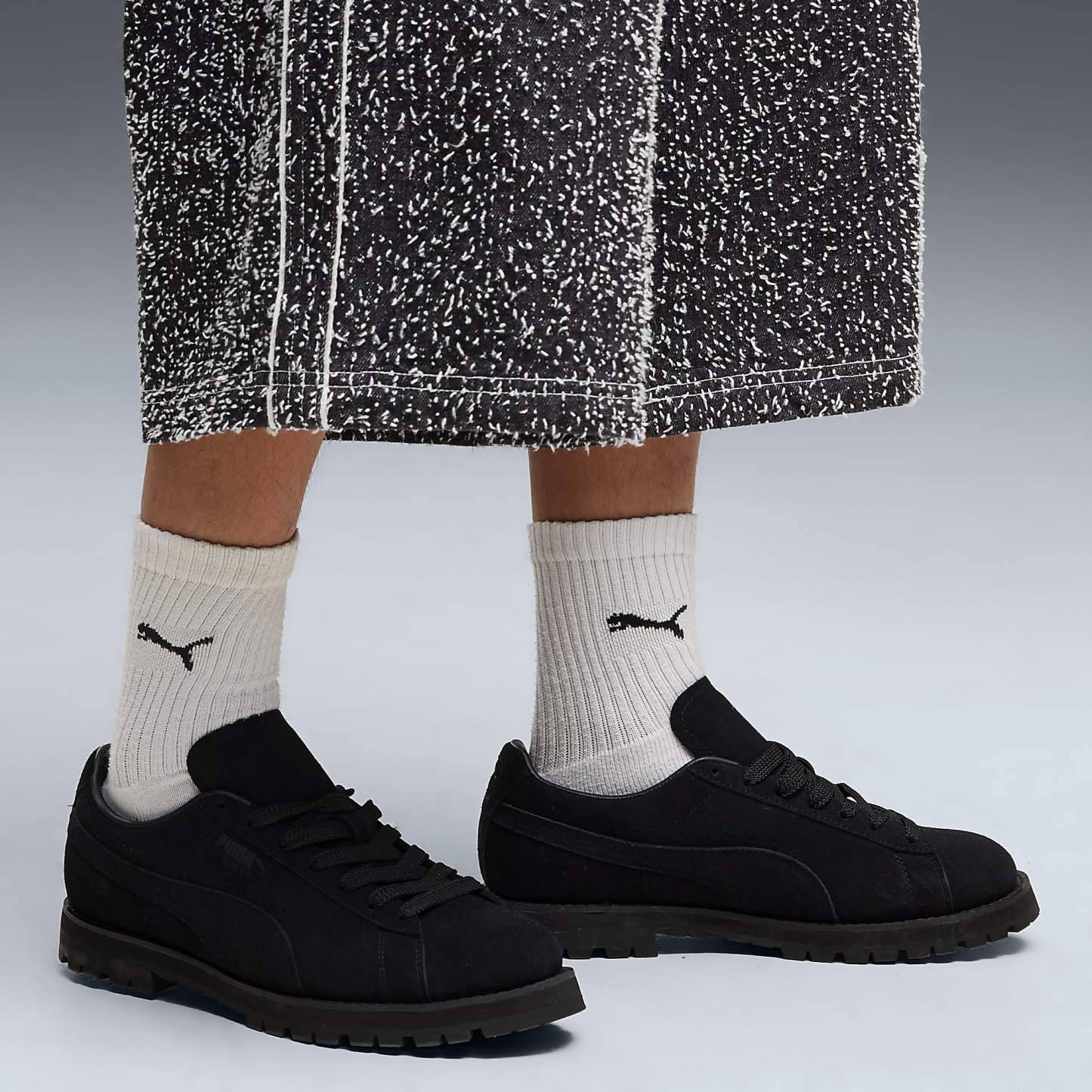 SUEDE VIBRAM® UNISEX Ayakkabı - Puma Black - 406920_04 - Görsel 2