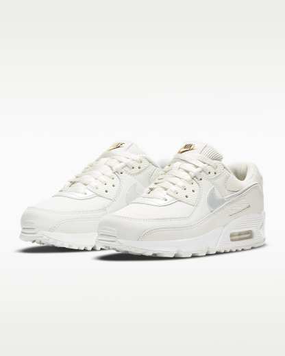 Nike Air Max 90 Kadın Ayakkabısı - Summit White/Dark Beetroot/Beyaz/Summit White
