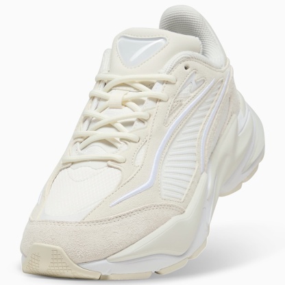 RS Surge HAIRY Suede UNISEX Ayakkabı - Warm White-Vapor Gray - 404327_09 - Görsel 6