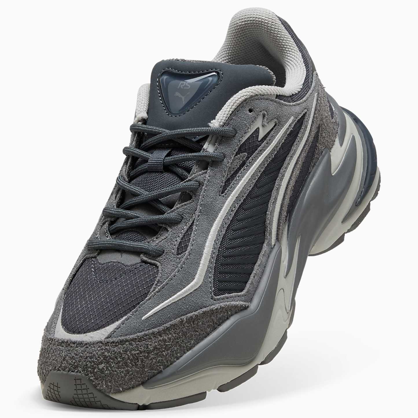 RS Surge HAIRY Suede UNISEX Ayakkabı - Strong Gray-Cool Dark Gray - 404327_05 - Görsel 6