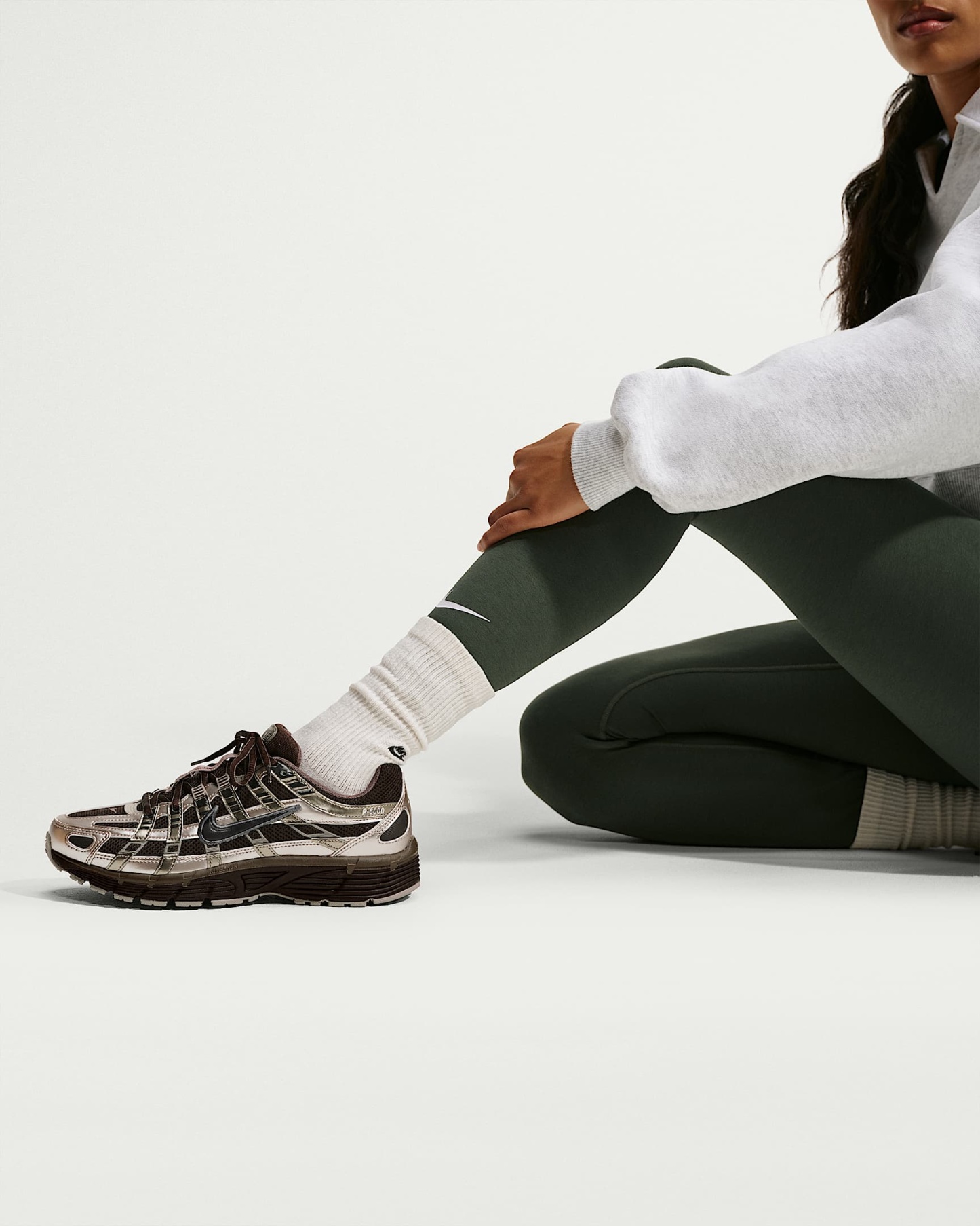Nike P-6000 Kadın Ayakkabısı - Velvet Brown/Cream II/Enigma Stone/Ridgerock