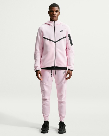 Nike Tech Fleece Erkek Jogger'ı - Pink Foam/Hyper Pink