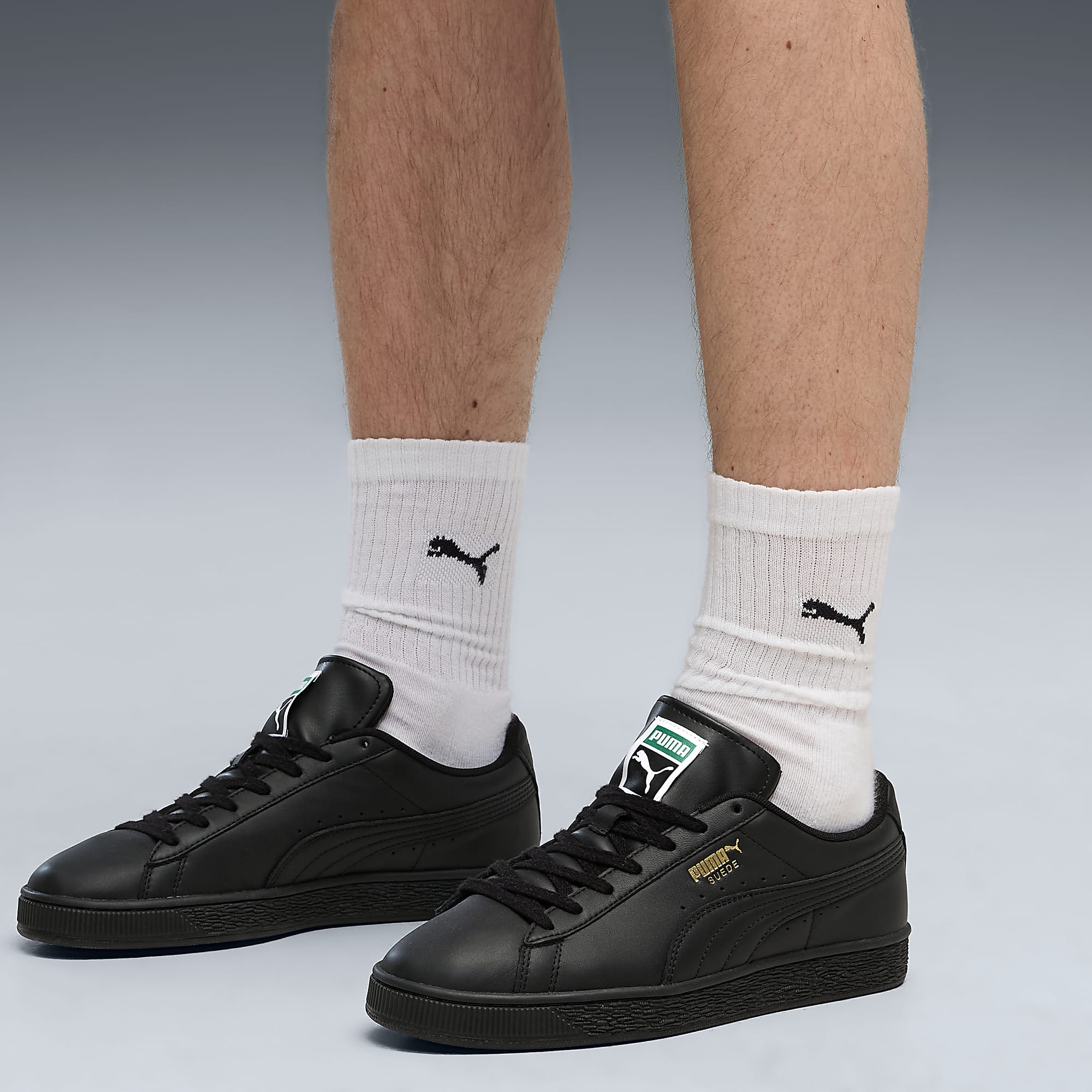 Suede UNISEX Ayakkabı - PUMA Black-Archive Green - 408467_02 - Görsel 2