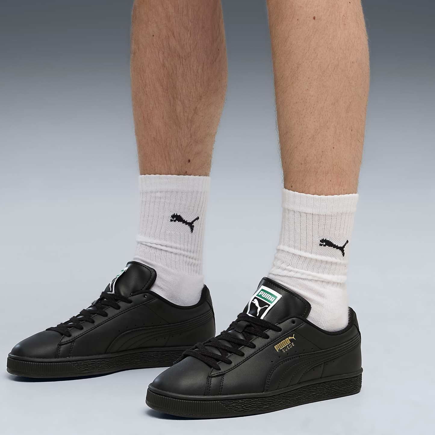 Suede UNISEX Ayakkabı - PUMA Black-Archive Green - 408467_02 - Görsel 2
