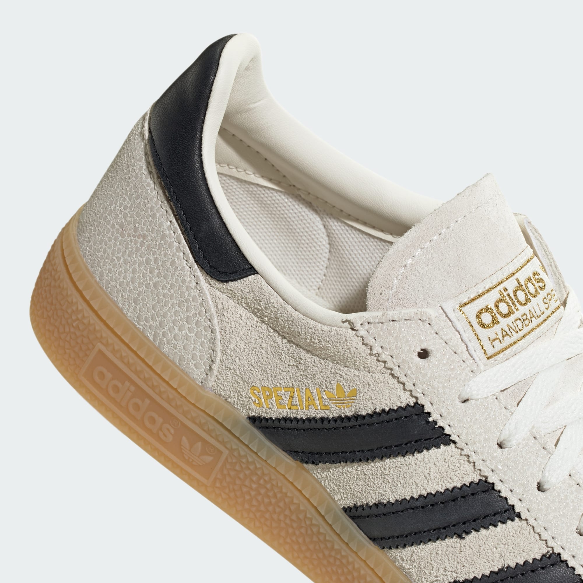 HANDBALL SPEZIAL AYAKKABI - Cloud White / Core Black / Gold Metallic - KI2177 - Görsel 8