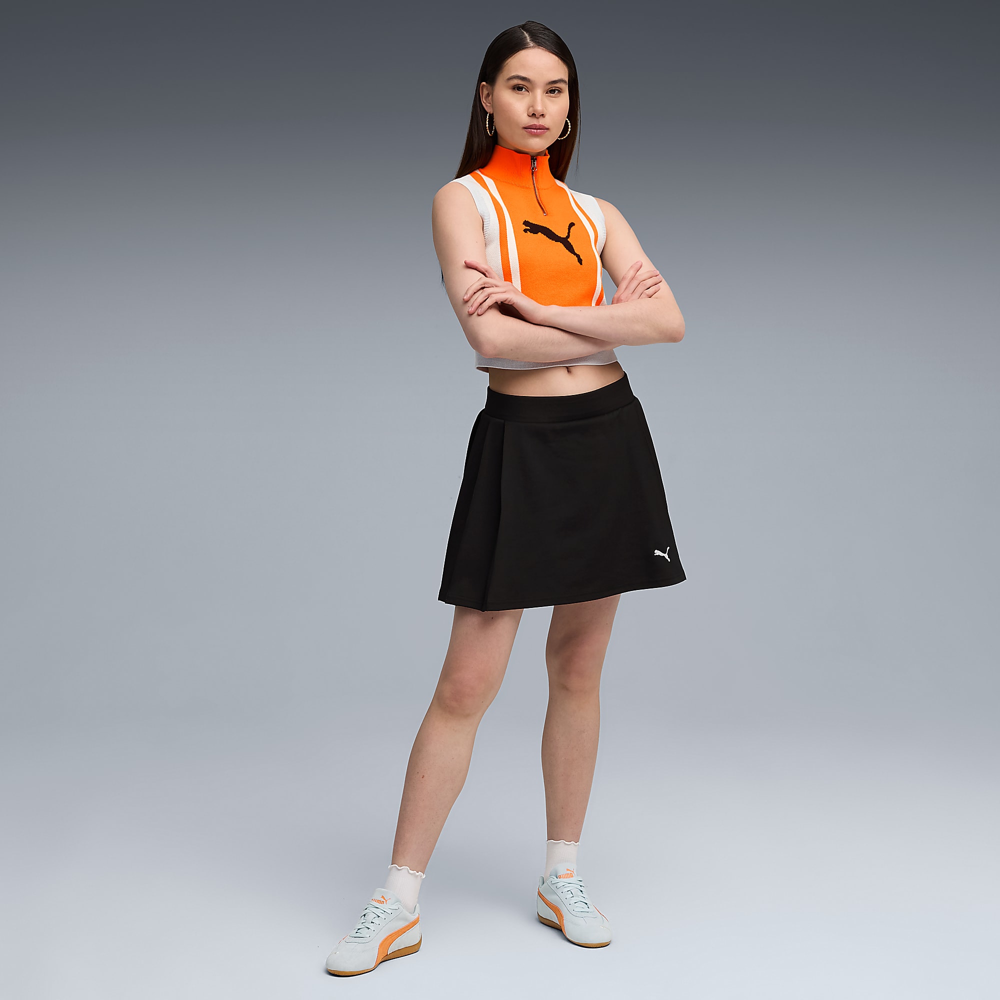Speedcat OG UNISEX Ayakkabı - Sea Glass-Orange Glo - 398846_40 - Görsel 3