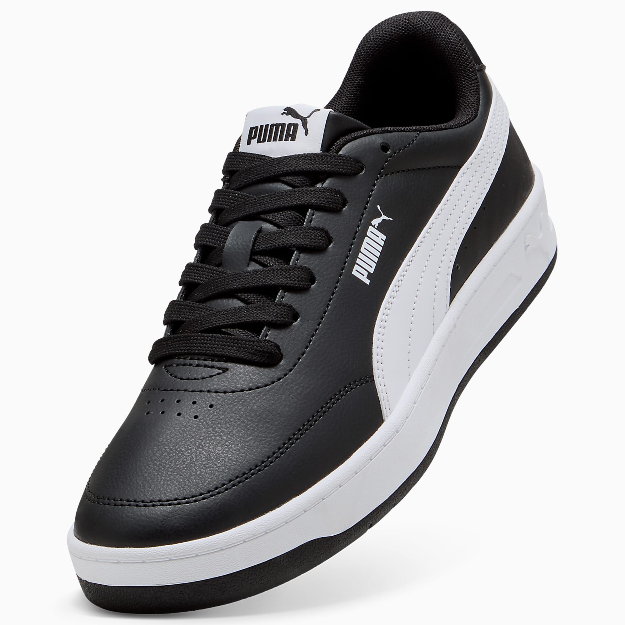 Court CLASSIC Clean UNISEX Ayakkabı - Puma Black-Puma White - 402223_14 - Görsel 6