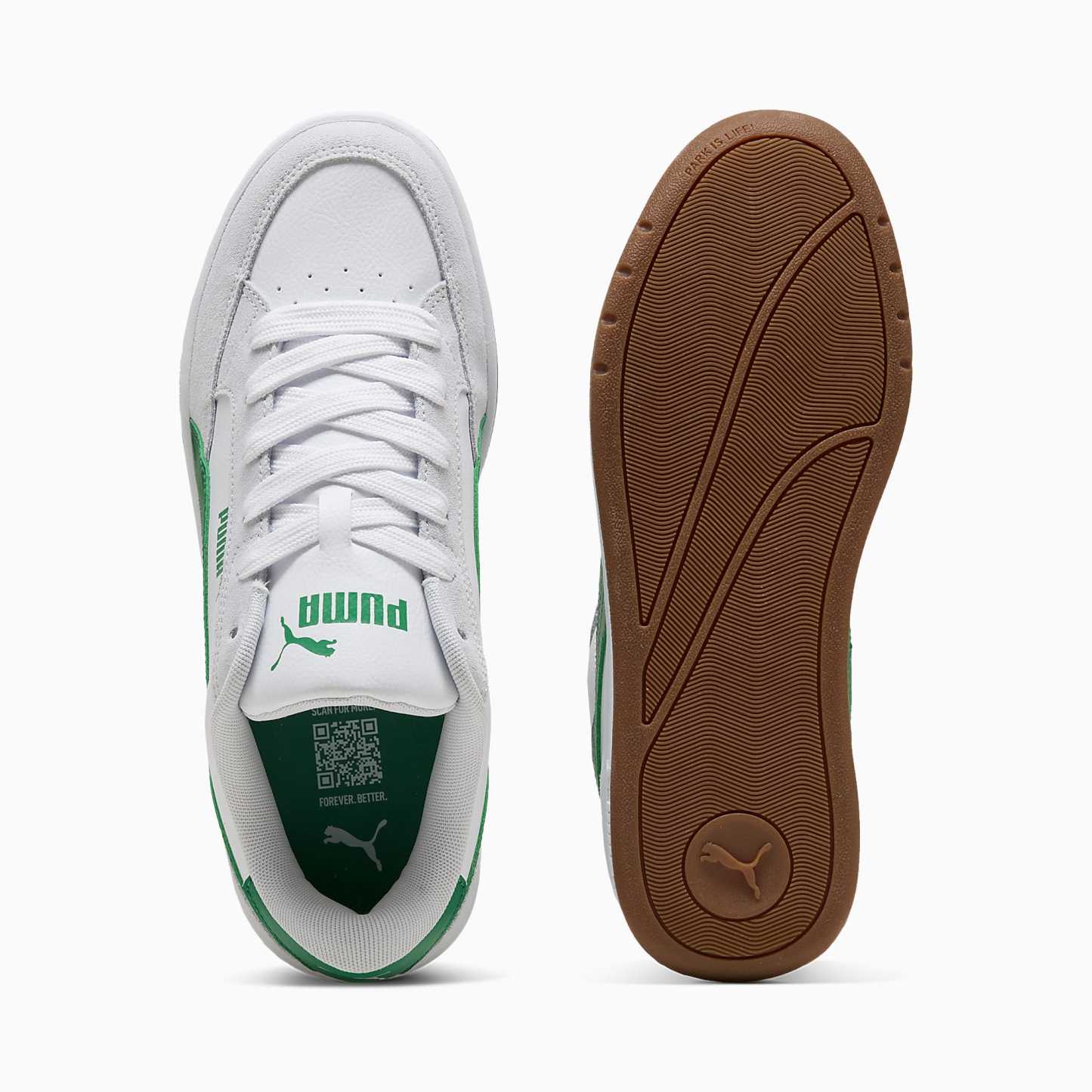 Park OG UNISEX Ayakkabı - PUMA White-Archive Green - 405802_04 - Görsel 4