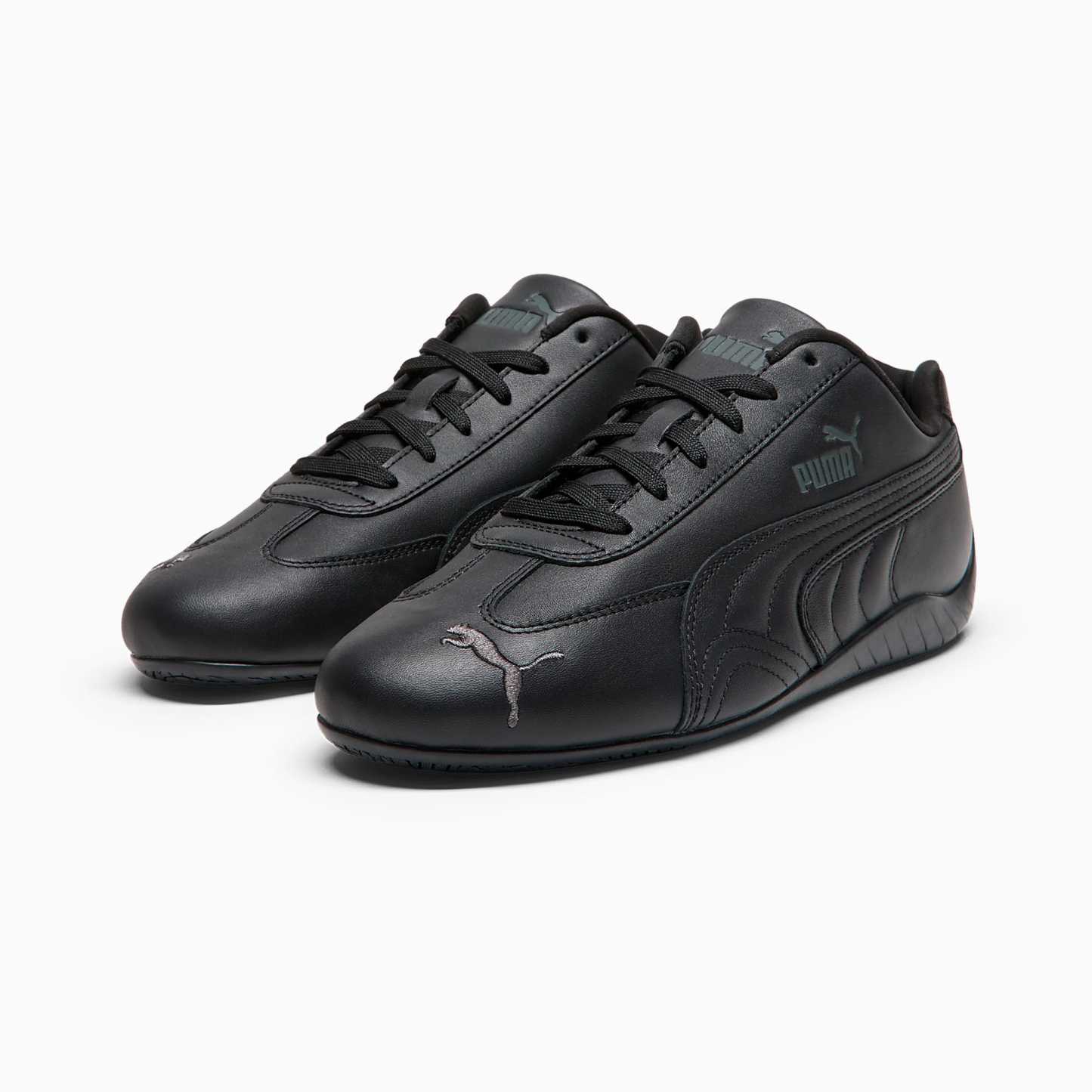 Speedcat UNISEX Deri Ayakkabı - PUMA Black-Shadow Gray - 405449_01 - Görsel 4