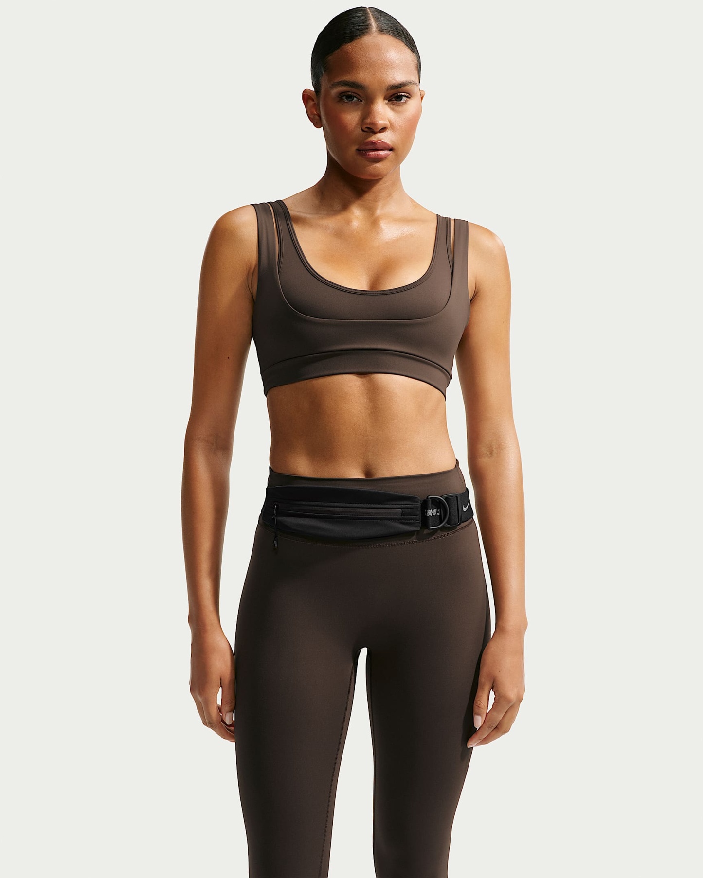 NikeSKIMS Kadın Bel Çantası - NSKM Obsidian/Gümüş Rengi