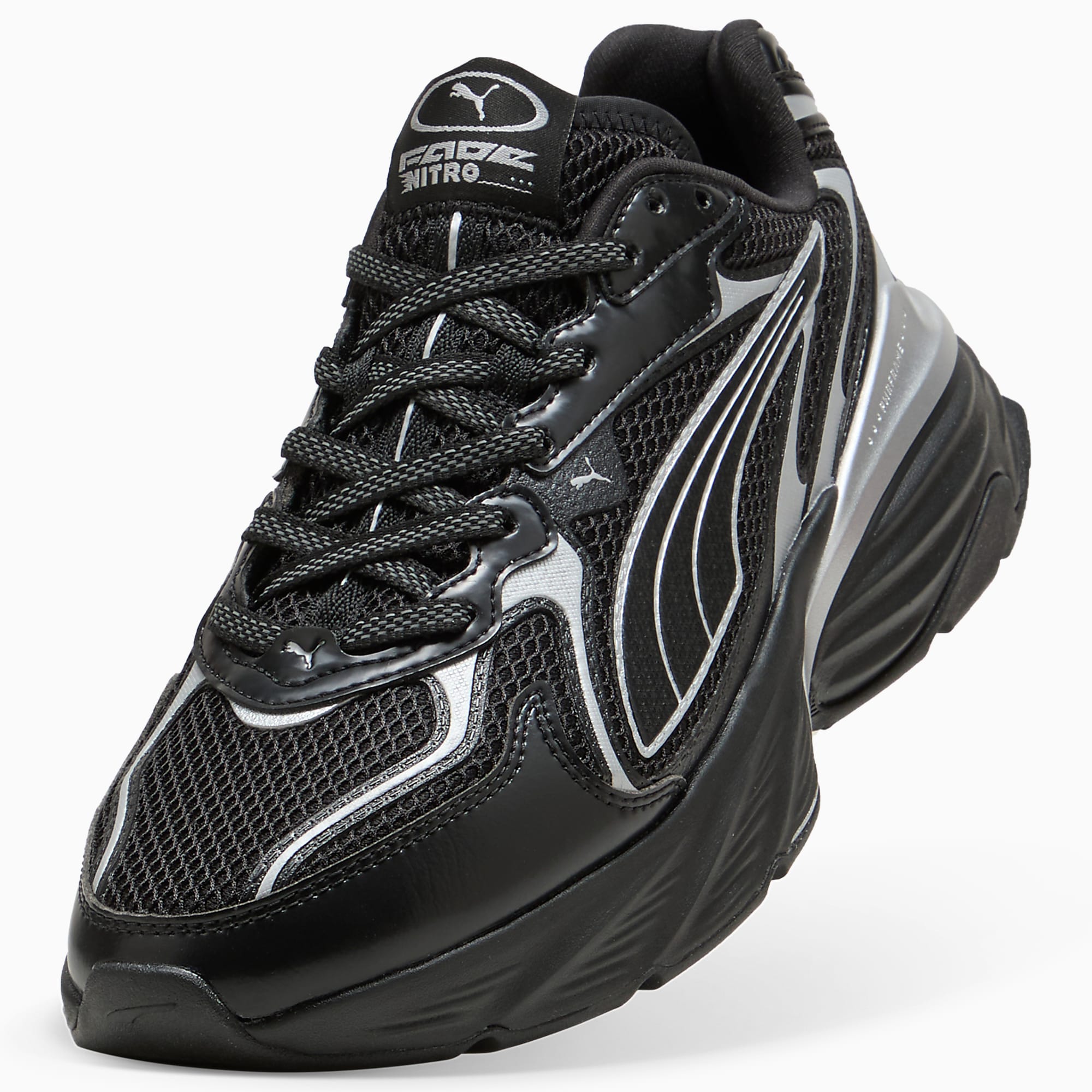 Fade NITRO LS Y2K UNISEX Ayakkabı - Puma Black-Puma Silver - 407000_02 - Görsel 8