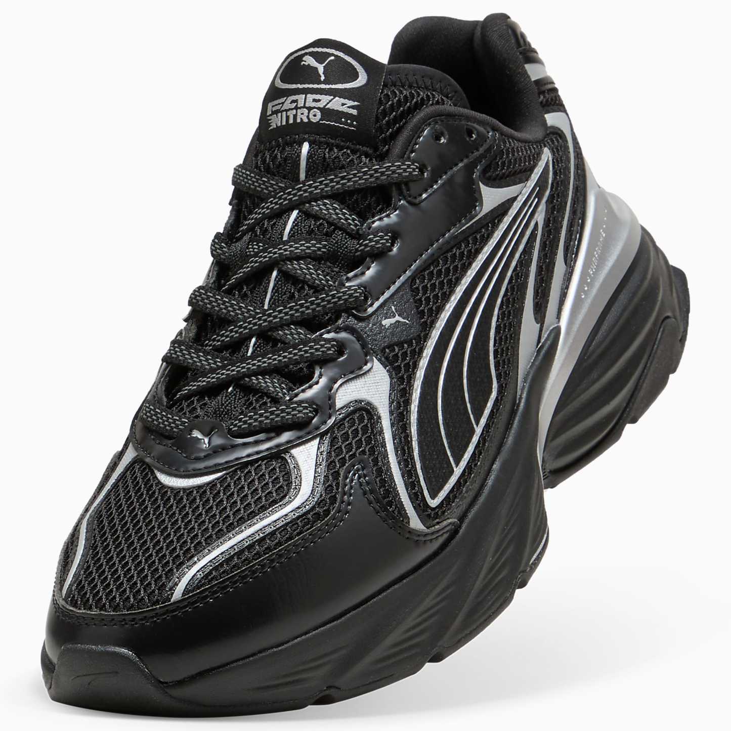 Fade NITRO LS Y2K UNISEX Ayakkabı - Puma Black-Puma Silver - 407000_02 - Görsel 8