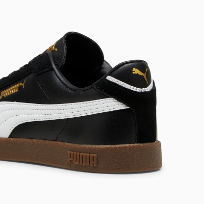 PUMA Club II Era Unisex Spor Ayakkabı - PUMA Black-PUMA White-PUMA Gold - 397447_02 - Görsel 5