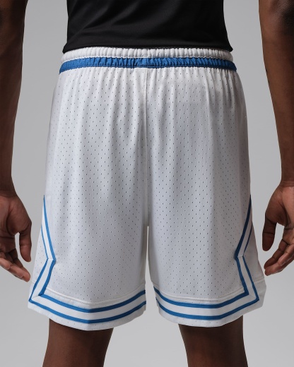 Jordan Sport Dri-FIT 18 cm Mesh Diamond Erkek Şortu - Beyaz/True Blue/True Blue