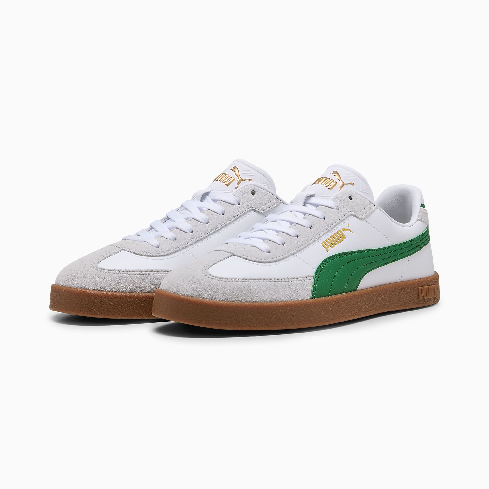 PUMA Club II Era Unisex Spor Ayakkabı - PUMA White-Archive Green-Gum - 397447_22 - Görsel 2