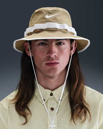 Nike Apex Dri-FIT Balıkçı Şapkası - Parachute Beige/Beyaz/Anthracite/Beyaz