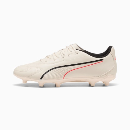 KING 20 PLAY FG/AG UNISEX Krampon - Sugared Almond-PUMA Black-Ultra Red - 109360_01 - Görsel 1