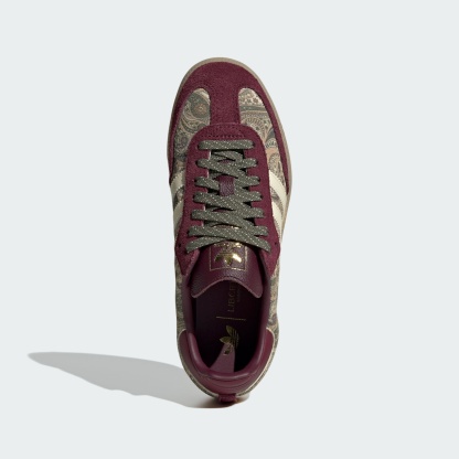 SAMBA OG X LIBERTY LONDON AYAKKABI - Maroon / Warm Vanilla / Olive Strata - KH9802 - Görsel 2