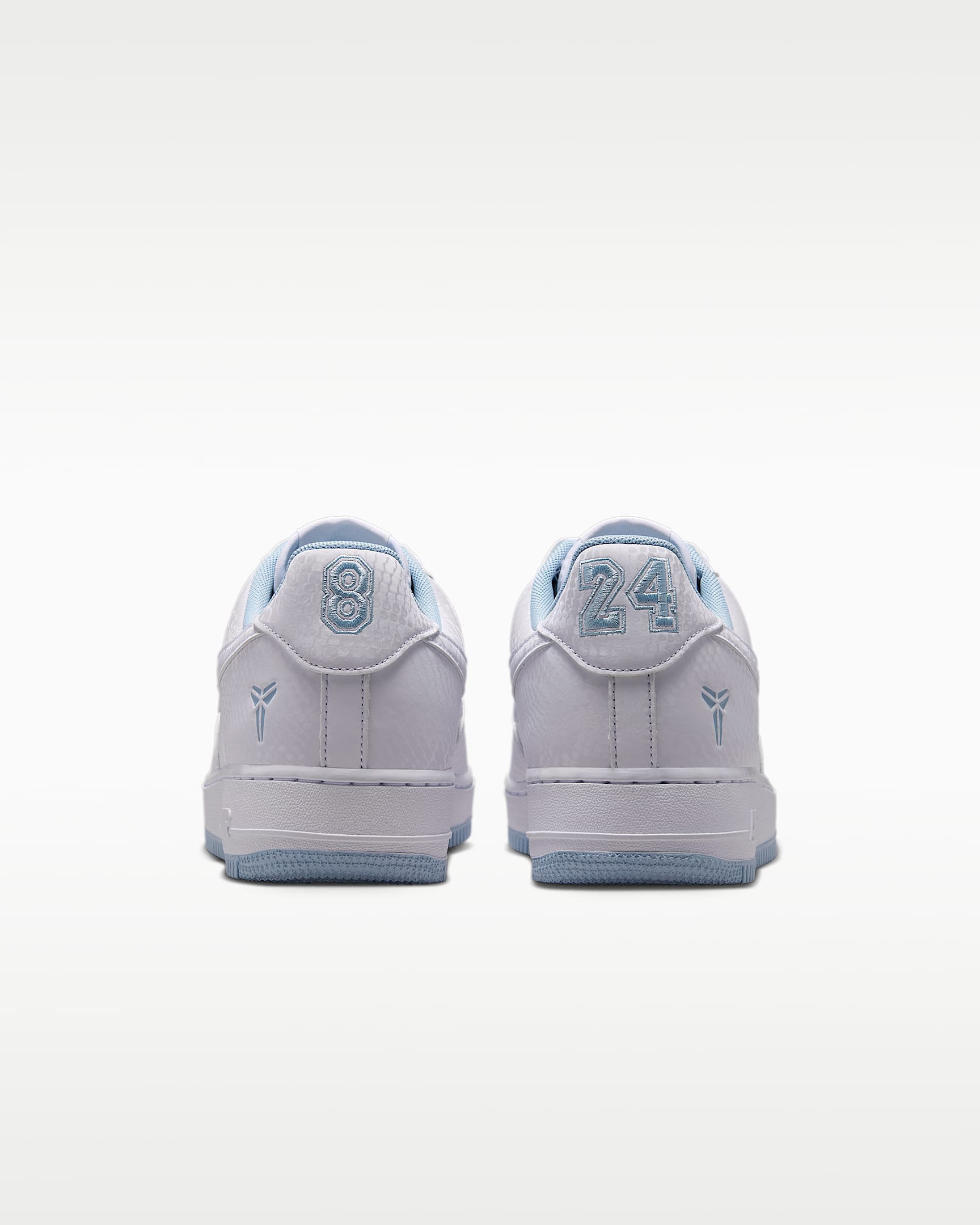 Kobe Air Force 1 Low Erkek Ayakkabısı - Beyaz/Armory Blue