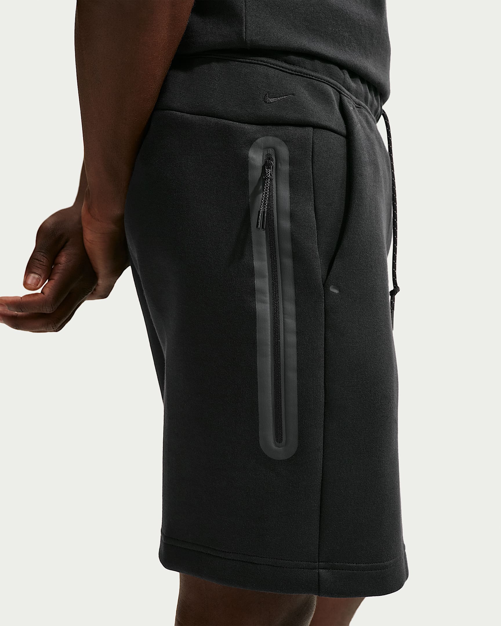 Nike Tech Fleece Erkek Şortu - Siyah/Siyah