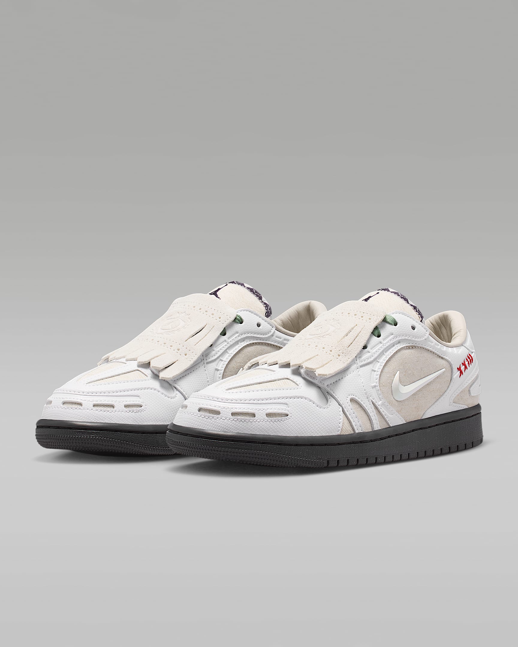 Air Jordan 1 Low Method of Make Kadın Ayakkabısı - Light Orewood Brown/Siyah/Steam/Beyaz