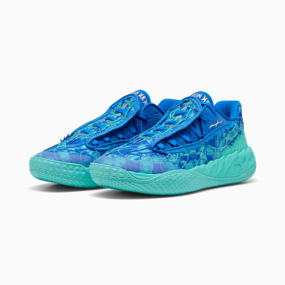 MB.05 Lo Team UNISEX Basketbol Ayakkabısı - Ultra Blue-Intense Mint - 313266_03 - Görsel 4