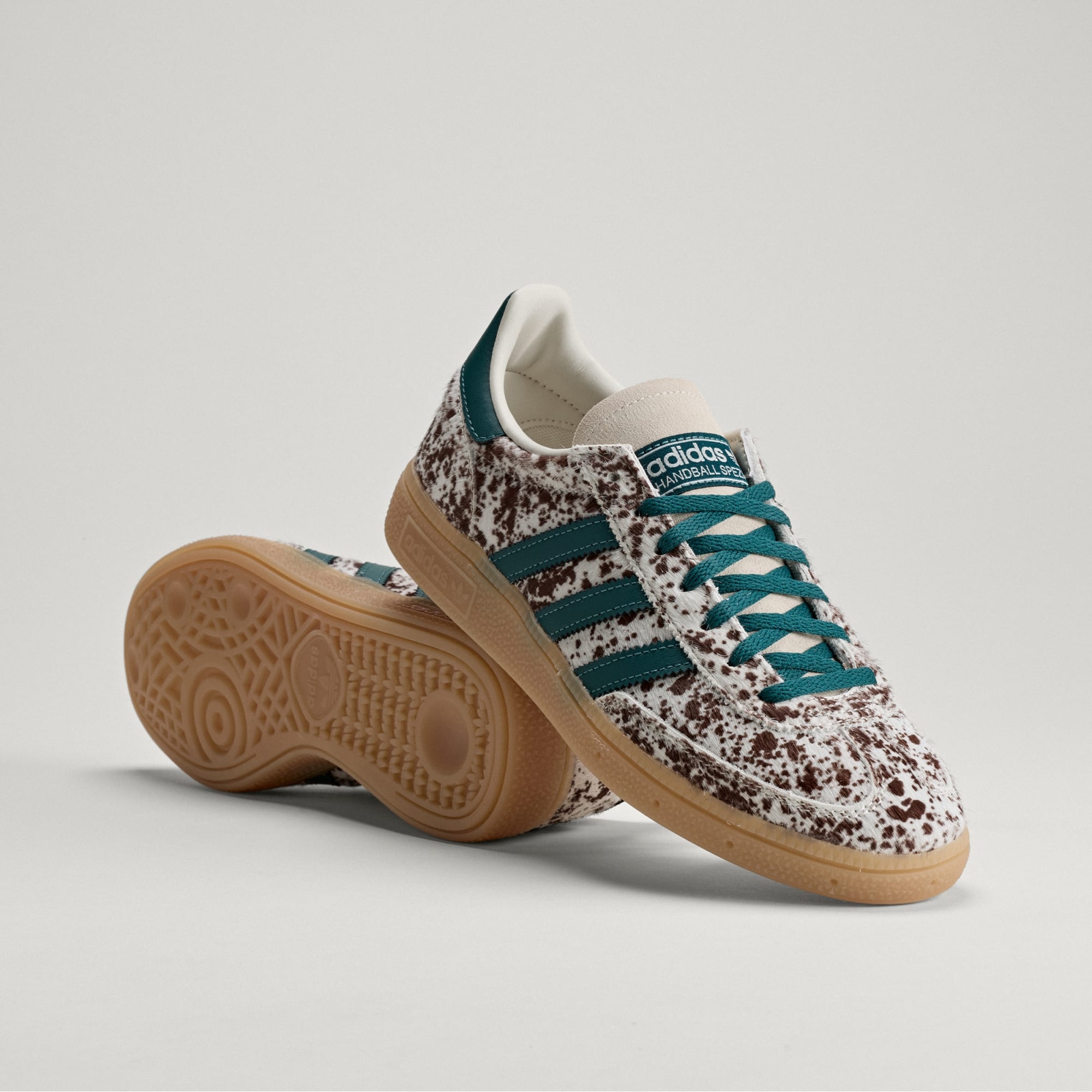 HANDBALL SPEZIAL AYAKKABI - Off White / Rich Green / Dark Brown - KI2181 - Görsel 1