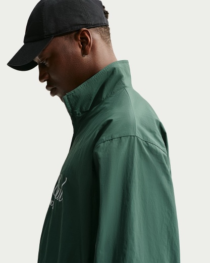 Nike Club Yarım Fermuarlı Erkek Ceketi - Fir/Phantom/Phantom