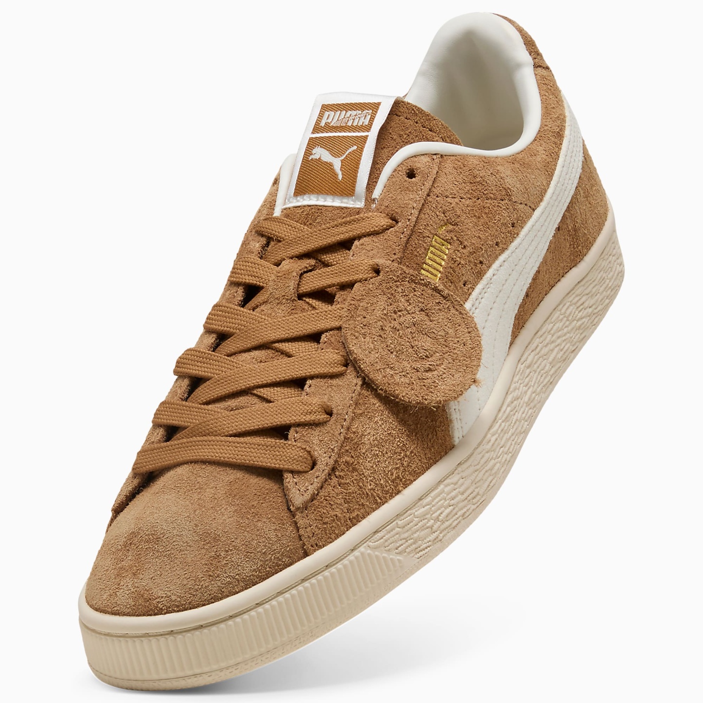 Suede Charles F. Stead V UNISEX Ayakkabı - Honey Butter-PUMA White - 403767_03 - Görsel 9