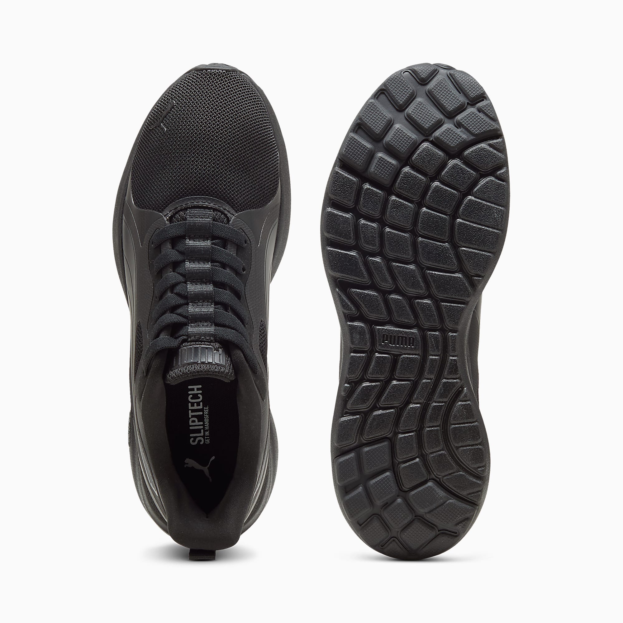 SOFTRIDE COSMIC Street SLIPTECH UNISEX Ayakkabı - Puma Black-Puma Black - 402632_01 - Görsel 4
