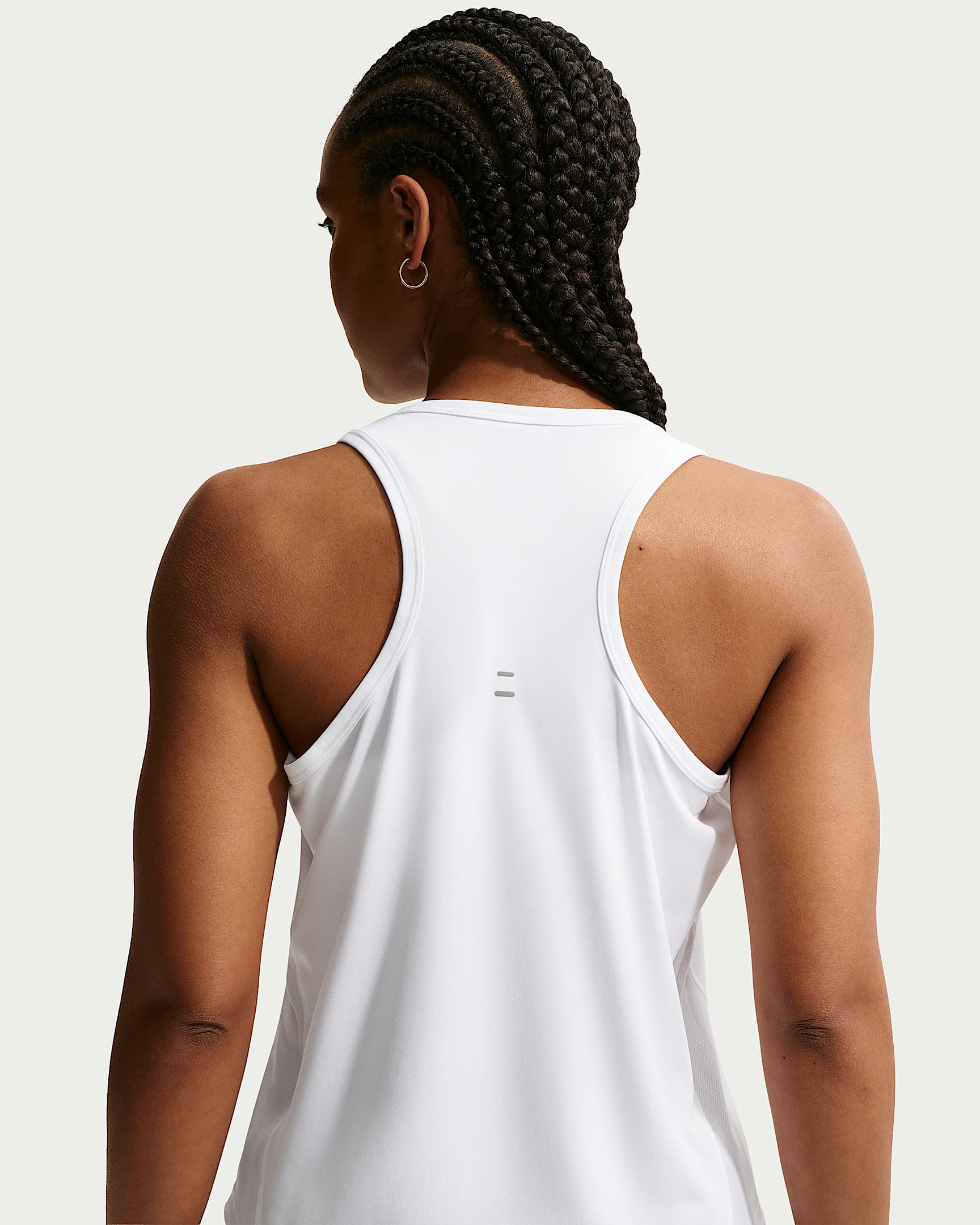 Nike Tempo Dri-FIT Kadın Koşu Atleti - Beyaz