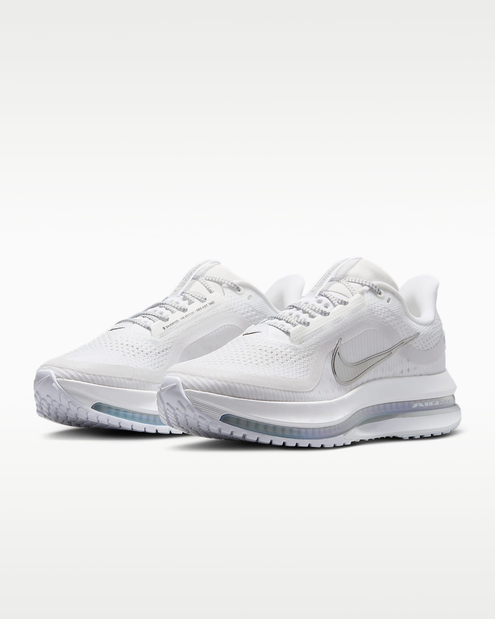 Nike Pegasus Premium Kadın Yol Koşu Ayakkabısı - Beyaz/Metallic Silver/Metallic Silver