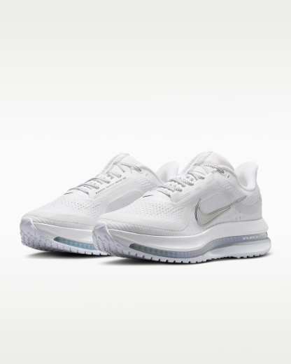 Nike Pegasus Premium Kadın Yol Koşu Ayakkabısı - Beyaz/Metallic Silver/Metallic Silver
