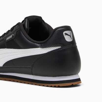 PUMA TURINO II Unisex Spor Ayakkabı - Puma Black-Puma White-Puma Silver - 397452_01 - Görsel 5