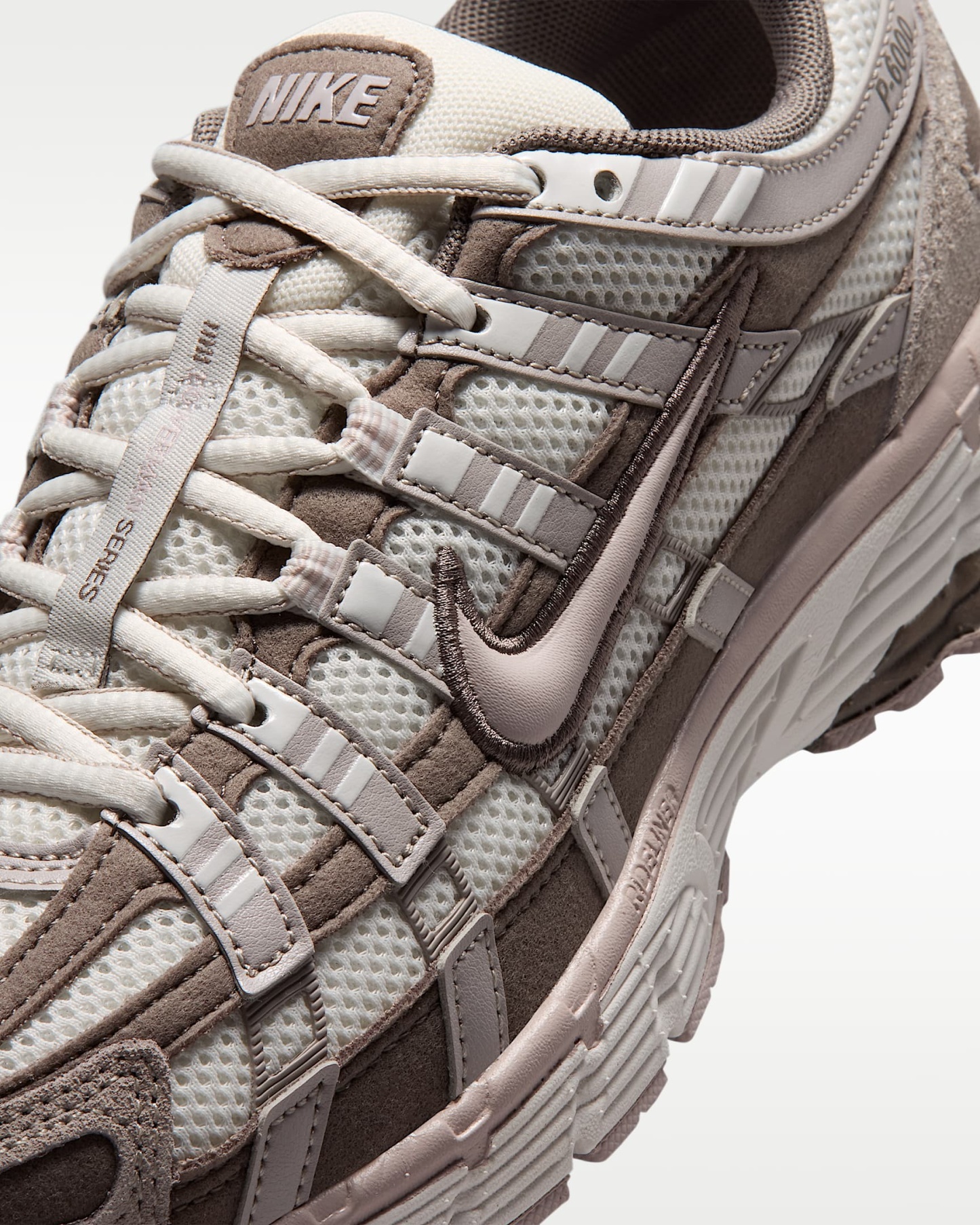 Nike P-6000 Kadın Ayakkabısı - Summit White/Cave Stone/College Grey/Platinum Violet