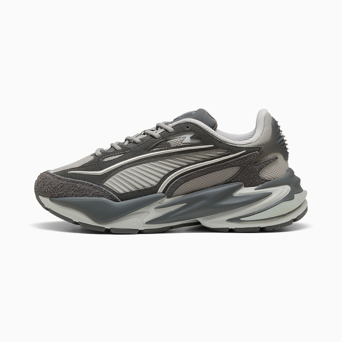 RS Surge HAIRY Suede UNISEX Ayakkabı - Smokey Gray-Cool Dark Gray - 404327_08 - Görsel 1
