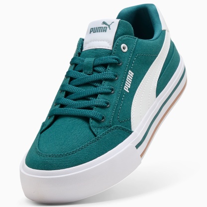 Court CLASSIC VULCANISED FORMSTRIP UNISEX Ayakkabı - Emerald Ice-PUMA White - 396353_36 - Görsel 6