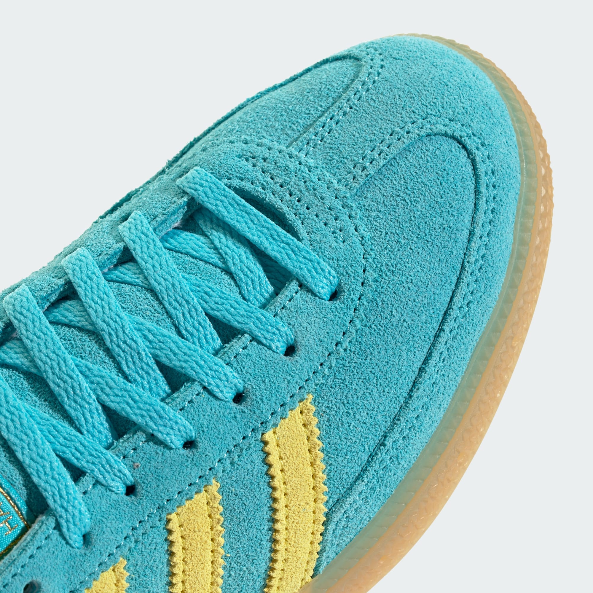 Handball Spezial Ayakkabı - Blue Glow / Bright Yellow / Gold Metallic - JR7351 - Görsel 8