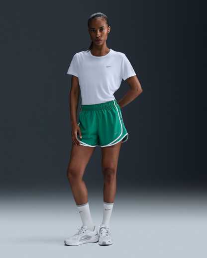 Nike Tempo Dri-FIT Kısa Kollu Kadın Koşu Üstü - Beyaz