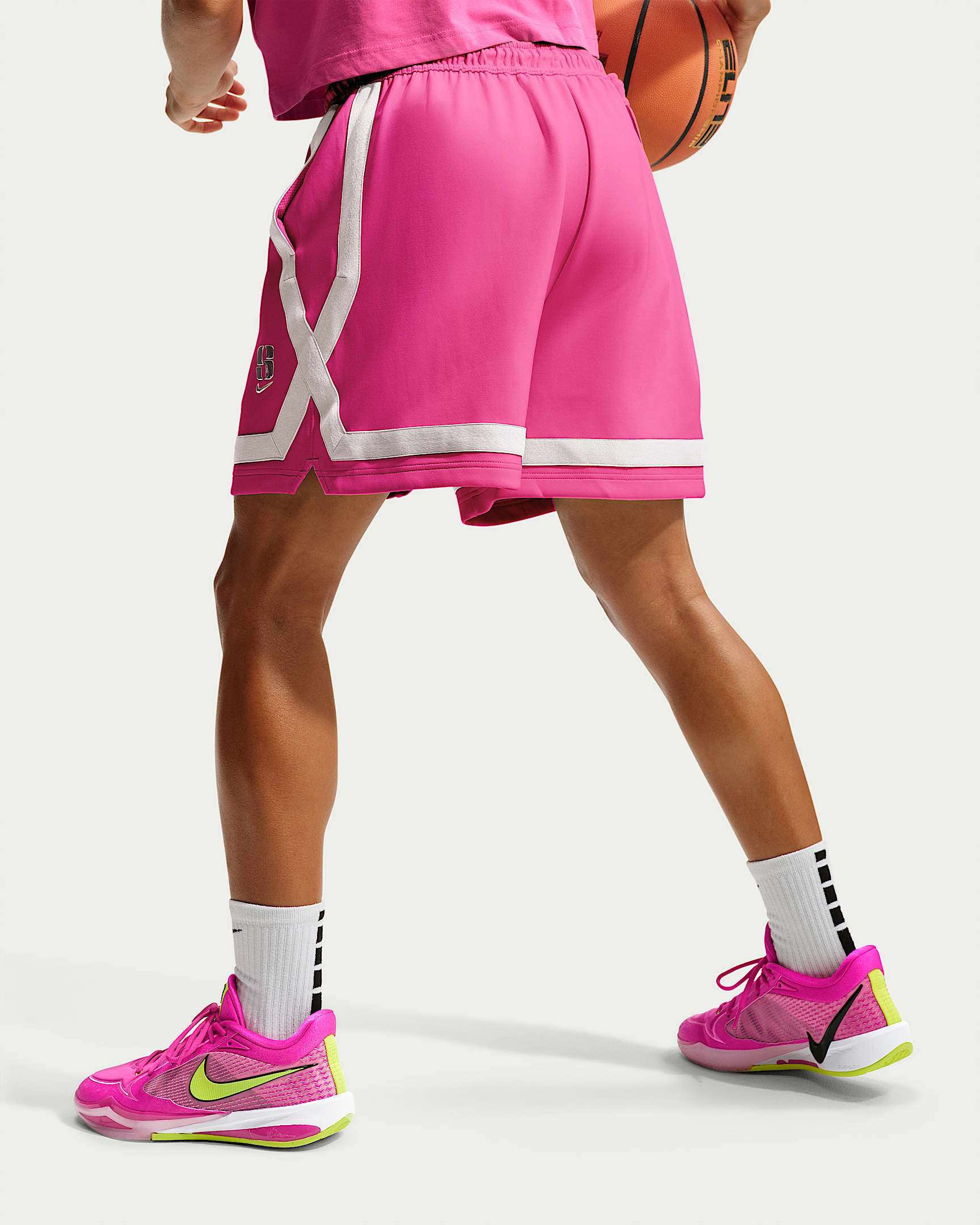Sabrina 4 Basketbol Ayakkabısı - Desert Pink/Pink Rise/Shadow Brown/Lemon Venom