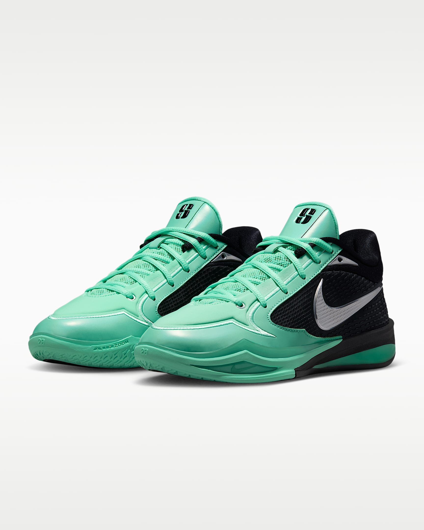 Sabrina 4 Basketbol Ayakkabısı - Green Glow/Siyah/Metallic Silver